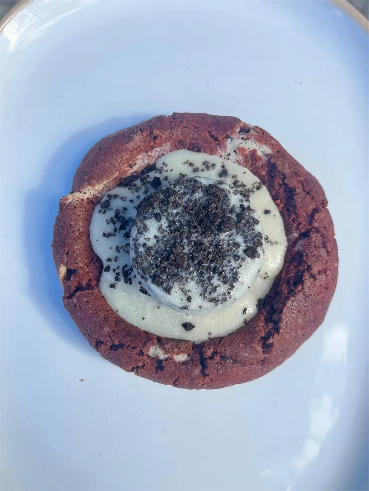 Cookie Red Velvet con Oreo