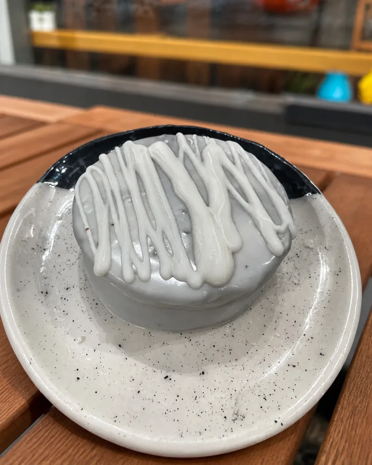 Alfajor Chocolate blanco con dulce de leche