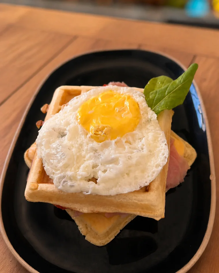 Waffle salado