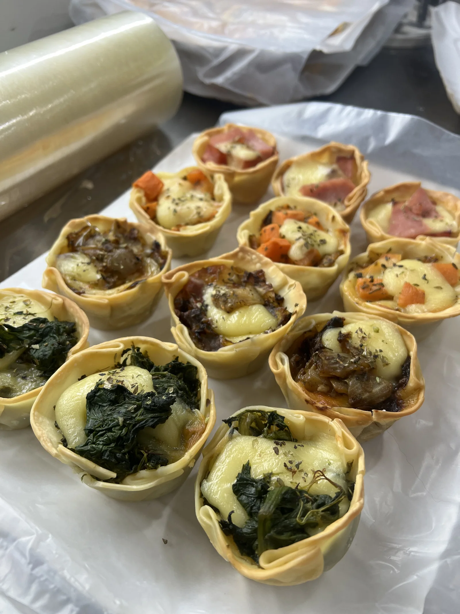 Mini tarta salada de Lefeur